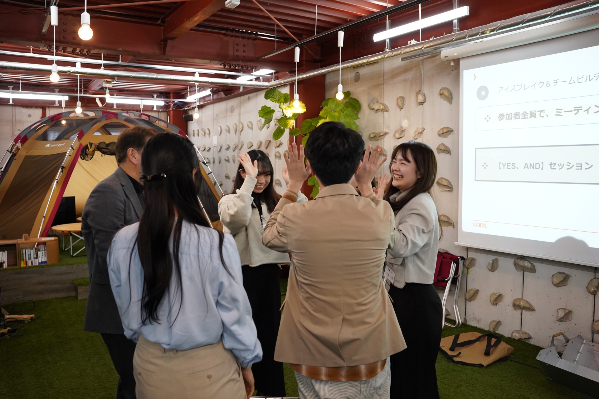 Camping Office osotoのオフサイトミーティング活用 Vol.1 社員と会社の繋がりを深める階層別研修（入社1年目向け）